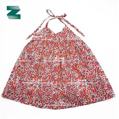 Suknelė vaikams iš marginto audinio